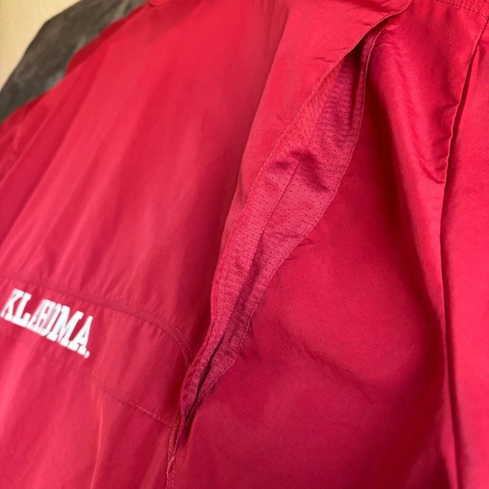 Nike Mens Polyester Pullover Quarter Zip Storm-Fit Oklahoma Sooners 2XL Red